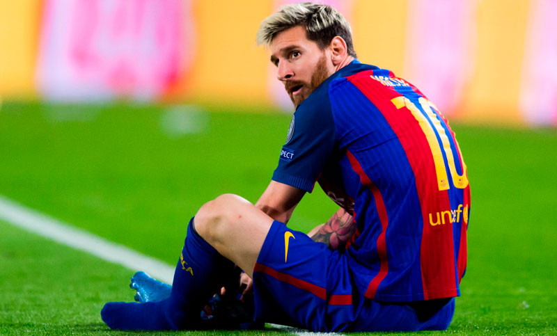 Messi se descompuso en la previa y no jugó en el empate de Barcelona