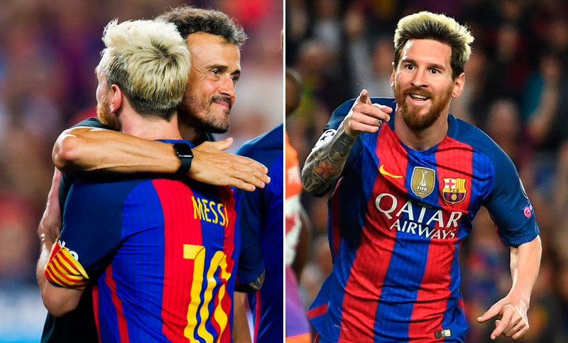 Luis Enrique: “Me imagino muchos años más de Messi en Barcelona”