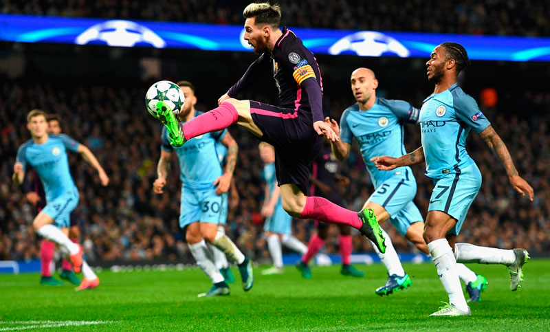 Messi marcó, pero Barcelona no pudo ante el Manchester City de Pep