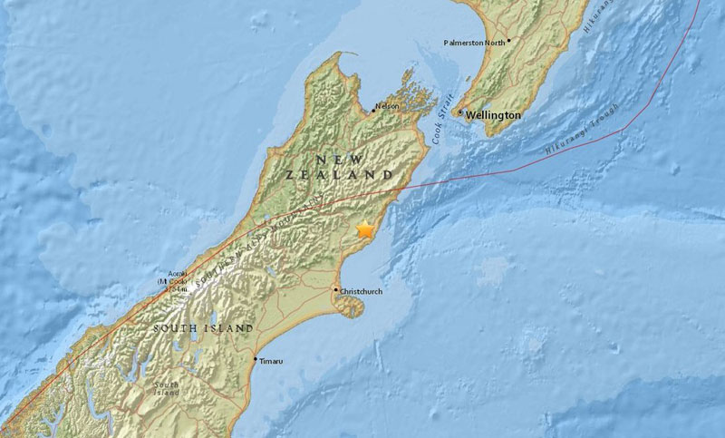 Nueva Zelanda emite alerta de tsunami tras un terremoto de magnitud 7,8