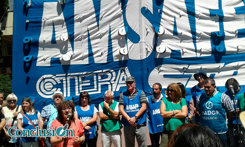 Jornada de movilización: los docentes marchan a plaza San Martín