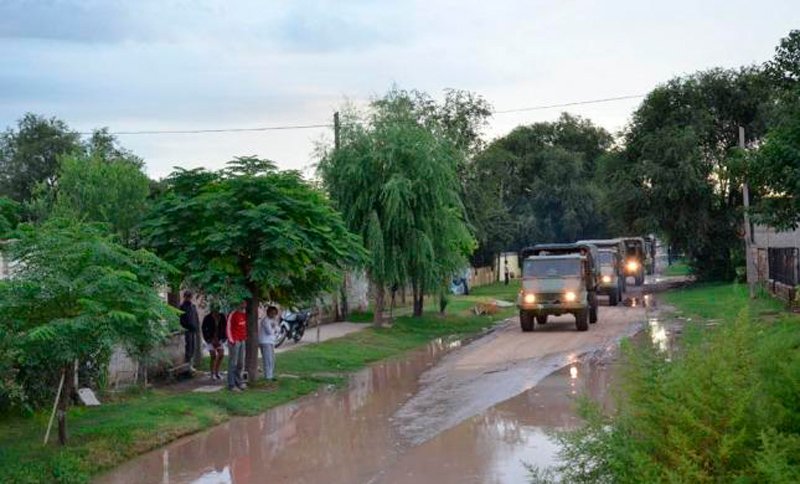 Gobierno envió ayuda a las zonas afectadas por las inundaciones