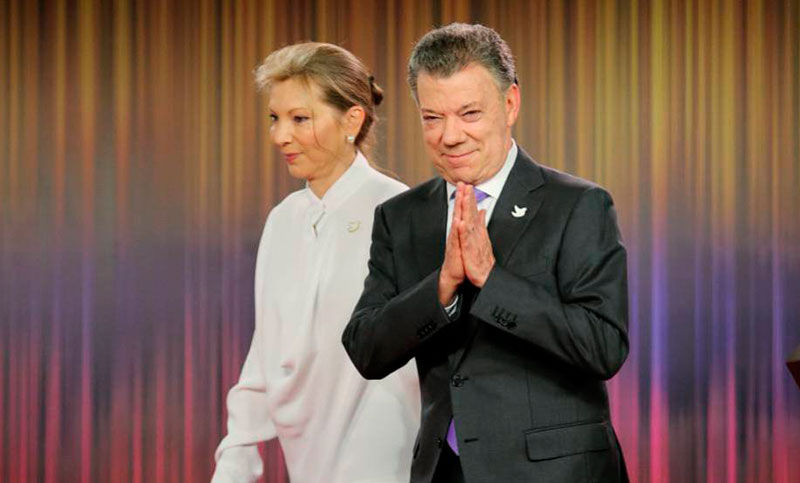 El presidente colombiano Juan Manuel Santos recibió el Nobel de la Paz
