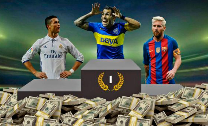 Tevez será el jugador mejor pago del planeta: ganará más que Messi y Cristiano