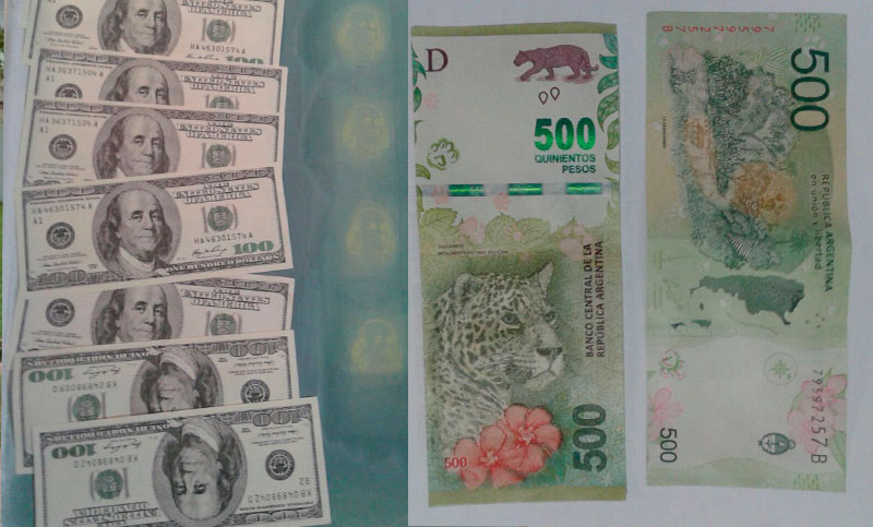 Secuestran tumberas y billetes falsos en distintos allanamientos