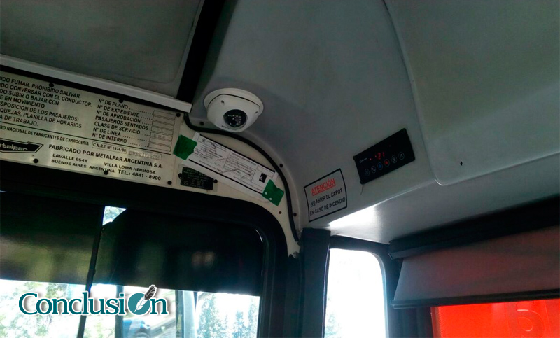 Transporte urbano: ya circulan 150 colectivos con cámaras de videovigilancia