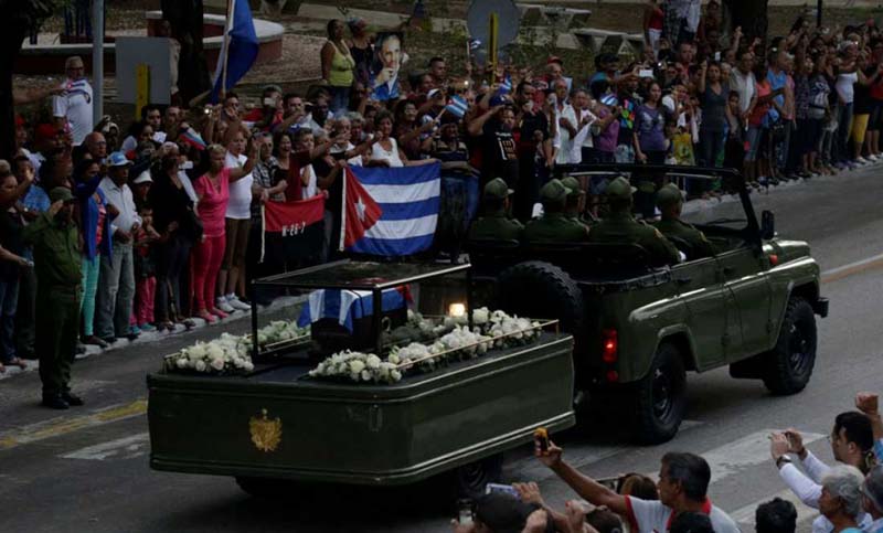 Fidel vuelve a la cuna de la revolución para su último adiós