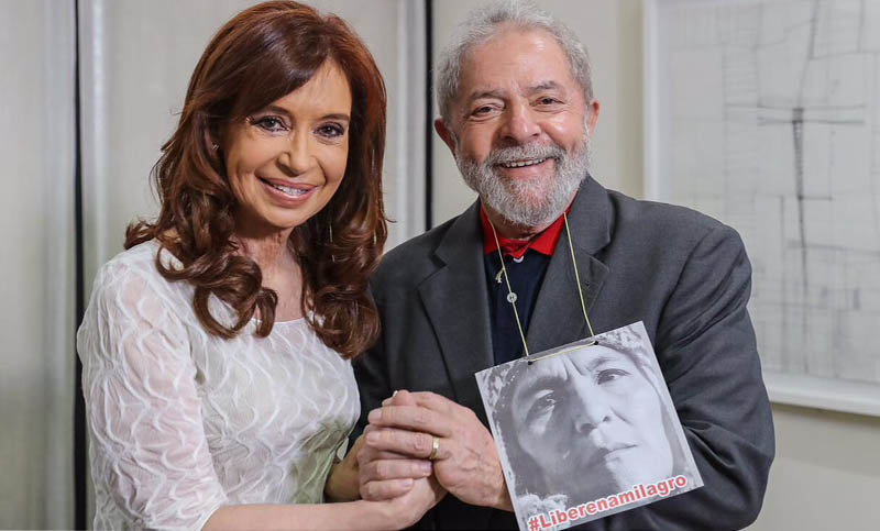 Cristina invitó a firmar una petición internacional en contra de la proscripción de Lula