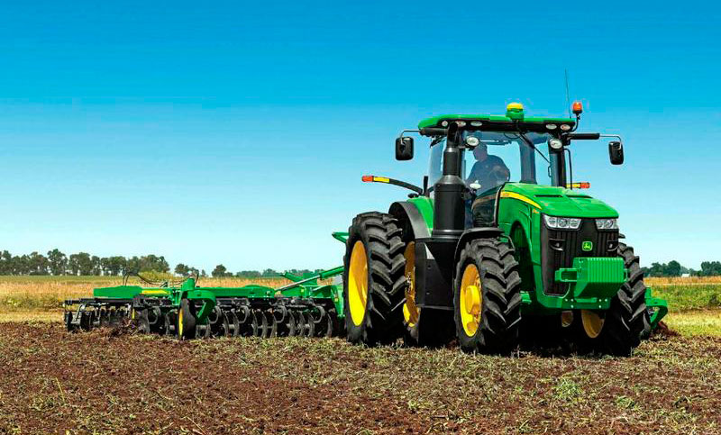 Ventas de maquinaria agrícola cayeron un 42,8% en el tercer trimestre