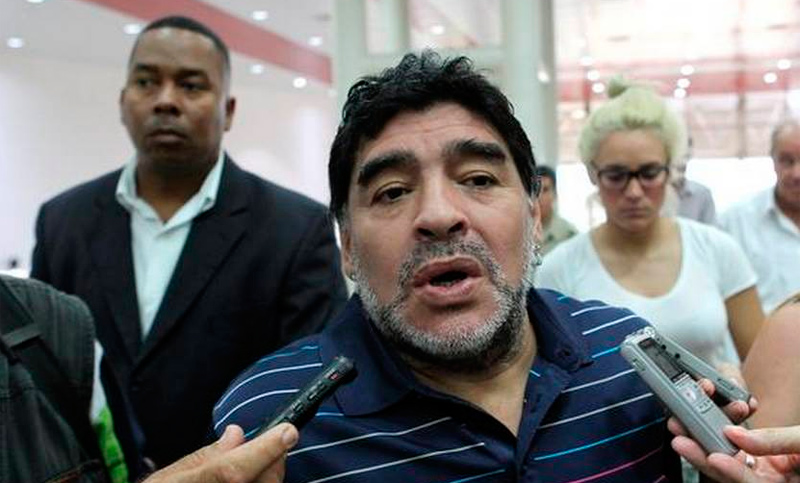 Maradona en Cuba: «Fidel deja una herencia clara que no podemos traicionar»
