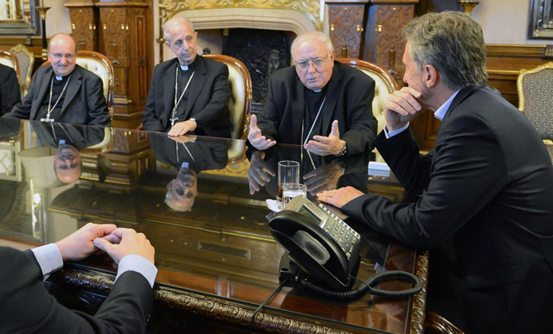 Macri y obispos: «Juntos por la unión de los argentinos»