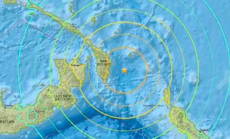 Un sismo de magnitud 7,9 alarmó a Papúa Nueva Guinea; no hay alerta de tsunami