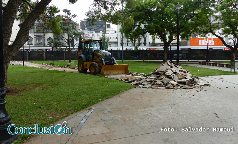 Nuevas remodelaciones en Plaza Sarmiento