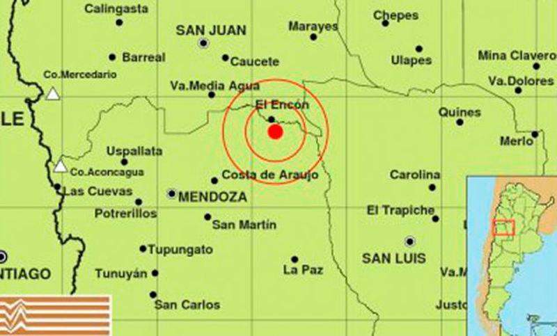 Tembló cuyo: un importante sismo se sintió en Mendoza y San Juan