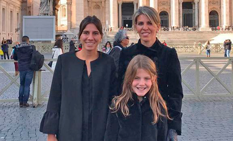 El Papa saludó a las hijas y a la ex mujer de Nisman en el Vaticano