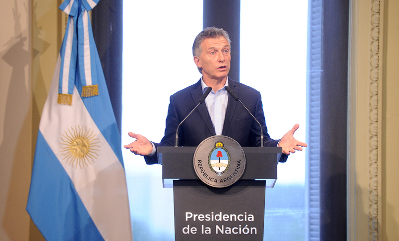 Macri: «El empleo está creciendo en el país»
