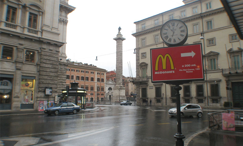 El McDonald’s del Vaticano regalará comida a indigentes todos los lunes