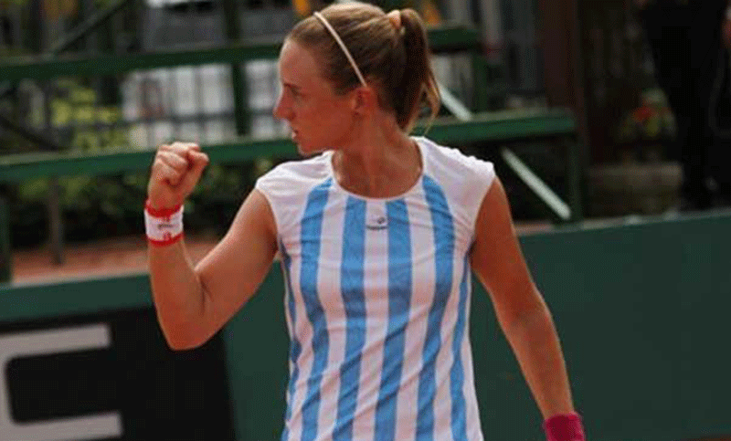 Tenis: la rosarina Nadia Podoroska jugará la Fed Cup
