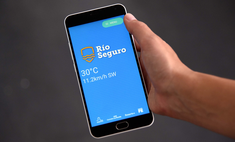 Llega una aplicación móvil para usuarios del Paraná: “Río Seguro”