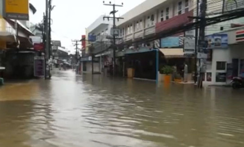 Ocho muertos por inundaciones en el sur de Tailandia