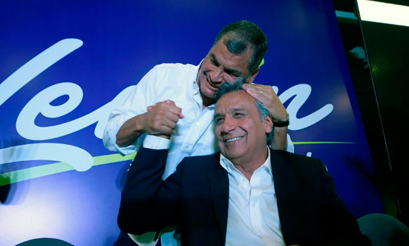 Moreno mantenía hoy una tibia esperanza de ser presidente ecuatoriano en primera vuelta