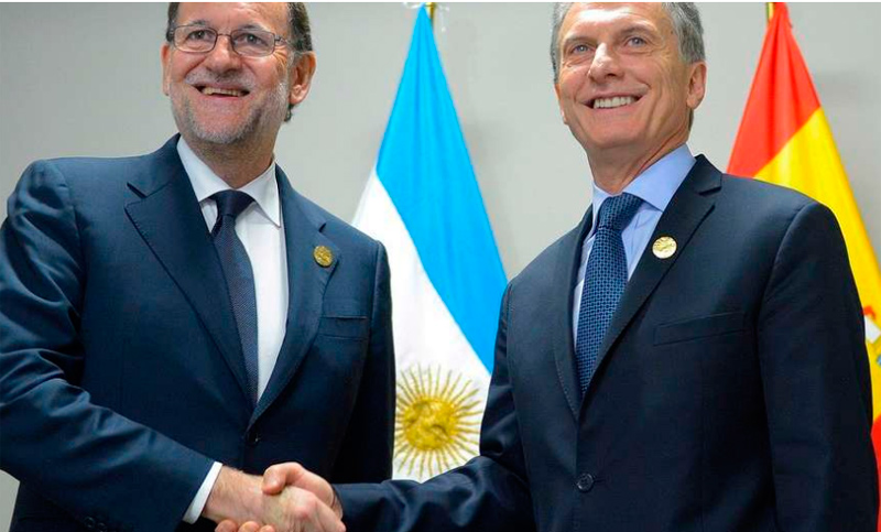 Macri viaja este lunes a España para reunirse con Rajoy