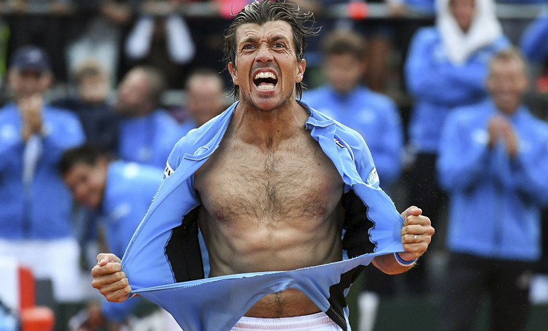 Copa Davis: Berlocq perdía con Lorenzi, lo dio vuelta y Argentina va al quinto punto