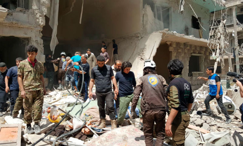 Estados Unidos negó ser responsable del ataque contra una mezquita siria que ayer dejó 46 muertos