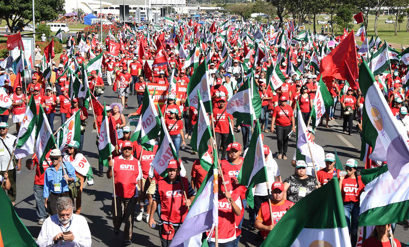 Con huelgas y manifestaciones, millones de personas protestaron en Brasil contra Temer