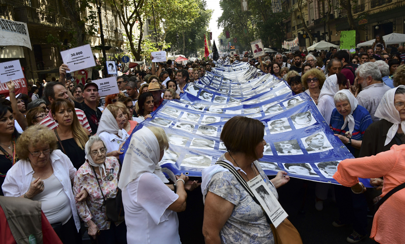 En Plaza de Mayo, organismos de Derechos Humanos denunciaron «retrocesos durante el último año»