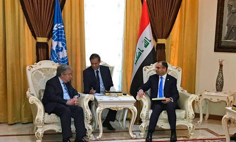Jefe ONU pide desde Irak protección para los civiles de Mosul