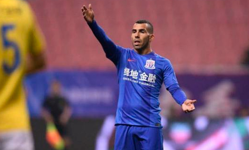 Tevez debutó en China con un gol y dos asistencias