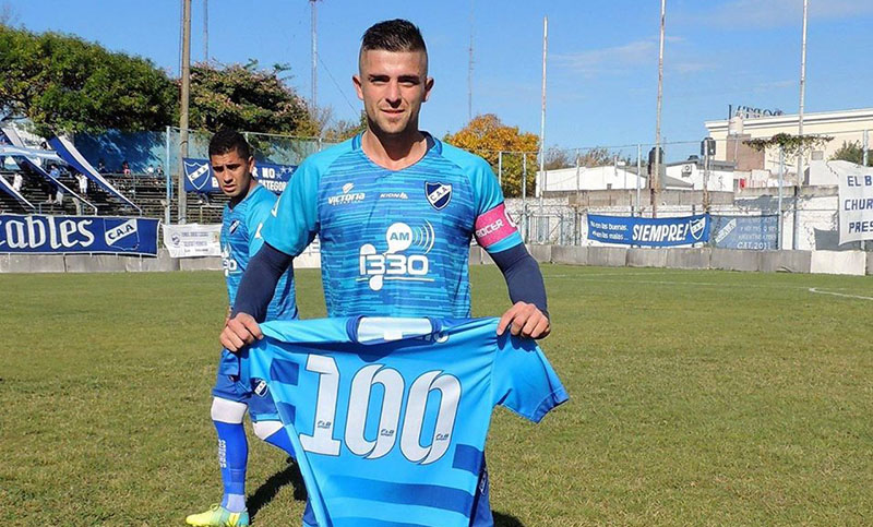 Emanuel Fabrizio cumplió 100 partidos en Argentino