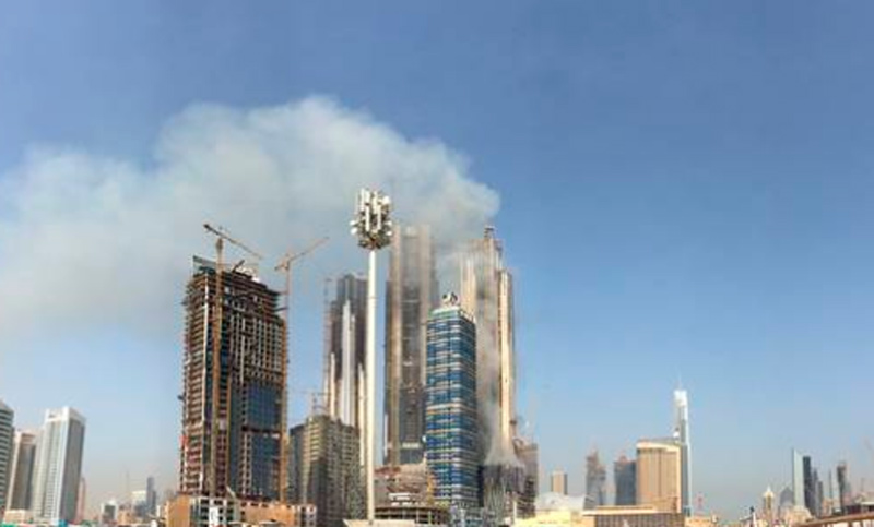 Nuevo incendio en Dubai cerca de la torre más alta del mundo