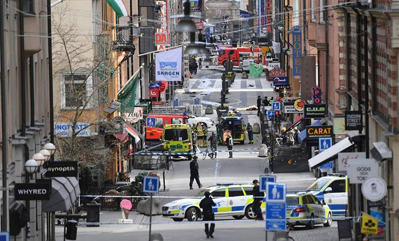 La comunidad internacional condenó el atentado en Estocolmo