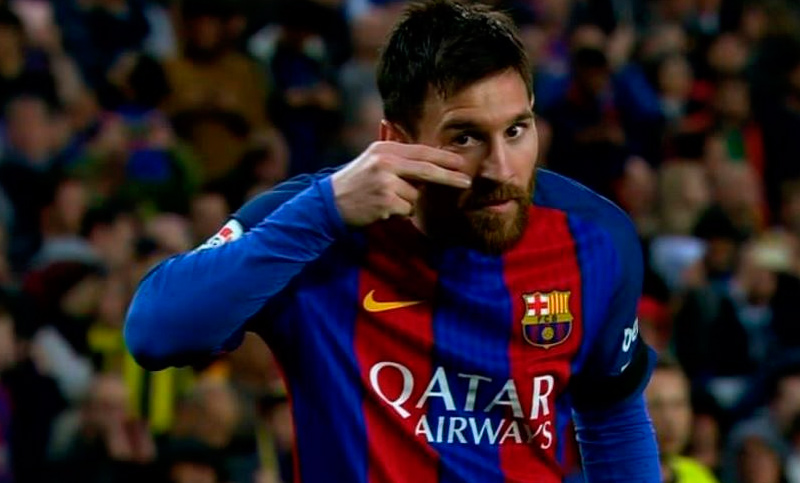 Con doblete de Messi, Barcelona goleó 3 a 0 a Sevilla