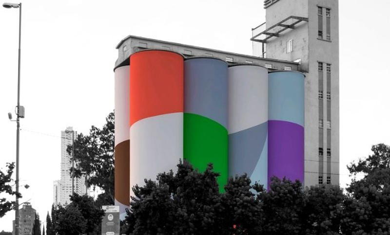 Ya está el nuevo diseño de imagen para los silos Davis: ahora a ¡pintarlos!