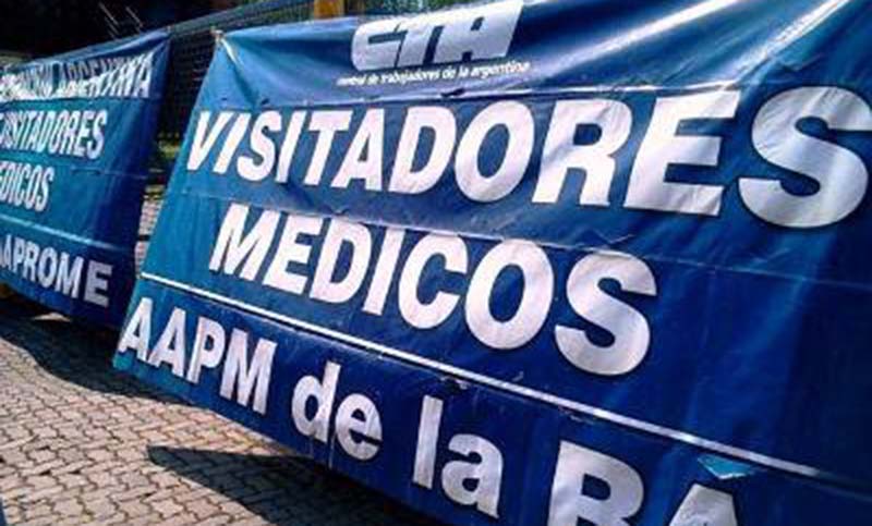 Los visitadores médicos reclamaron paritarias y rechazaron «extorsiones» de los laboratorios