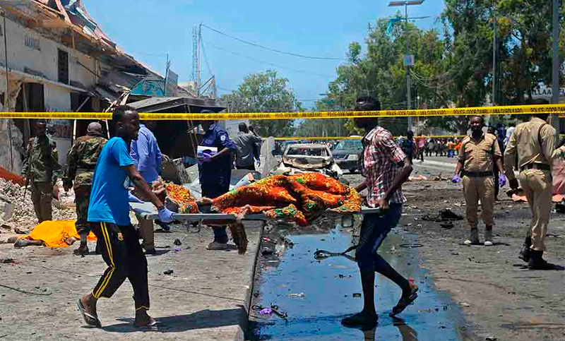 Un coche bomba mató a siete personas en la capital de Somalia