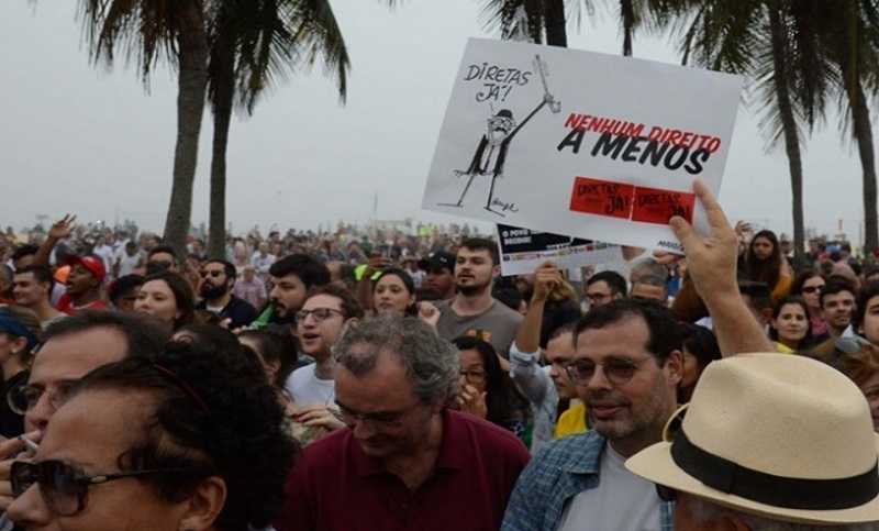 Brasil: multitudinaria movilización y festival contra Temer en Río de Janeiro