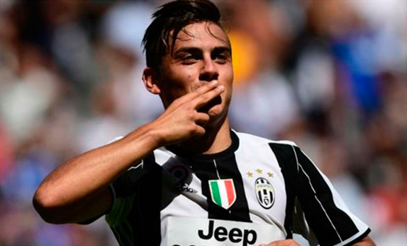 Juventus venció a Sassuolo con tres goles de un Paulo Dybala iluminado