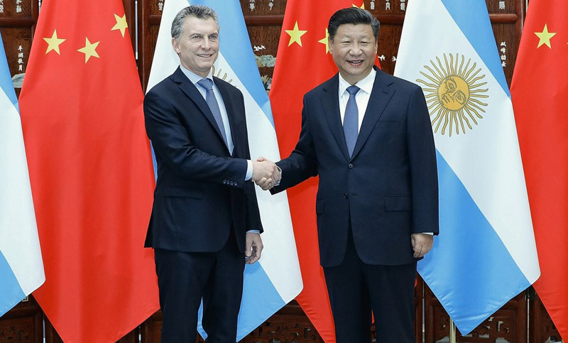 Macri destacó que Argentina y China “son buenos socios”
