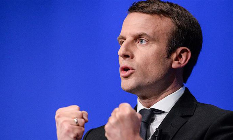 Medios europeos pronostican un claro triunfo de Macron