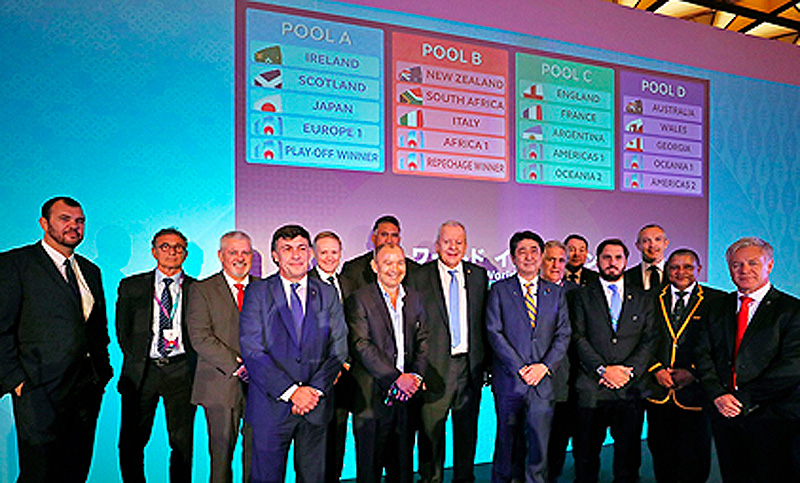 Rugby: Argentina integrará el grupo C, con Inglaterra y Francia