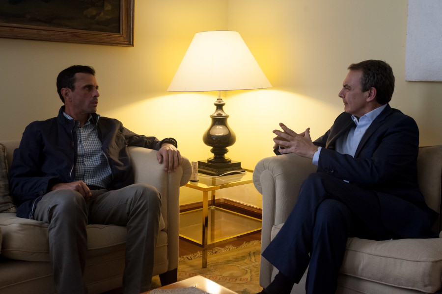 Capriles acusó a Zapatero de ser un “agente del Gobierno” de Venezuela