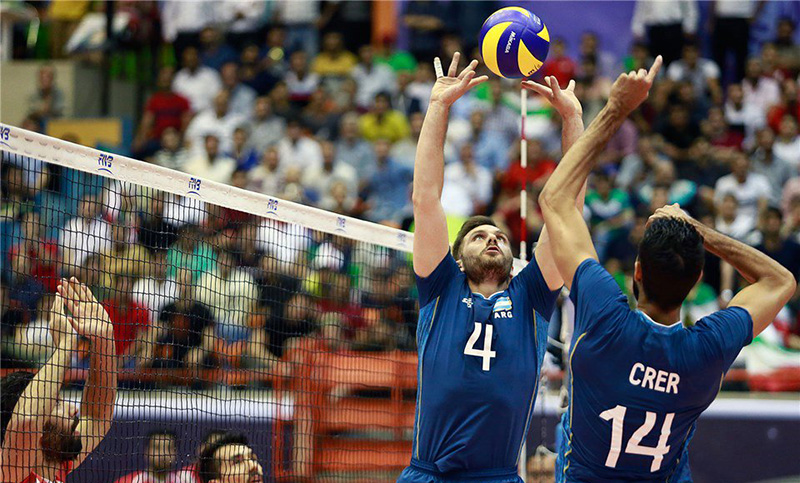 Argentina cayó ante Irán en la Liga Mundial de voleibol