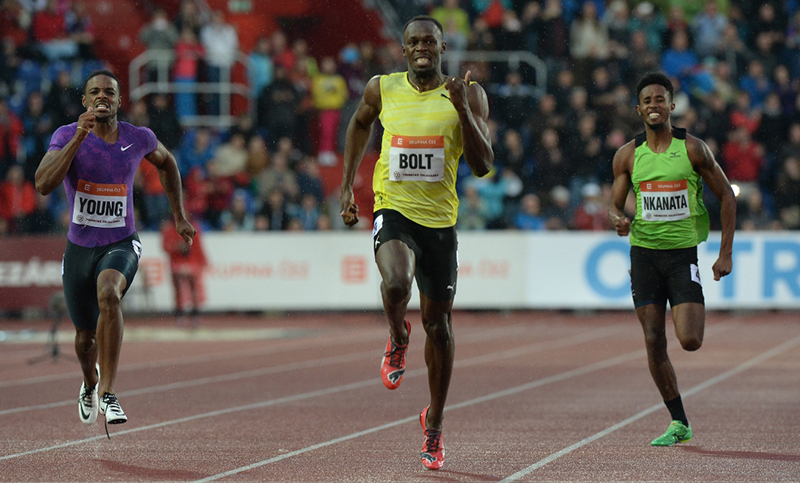 Usain Bolt ganó en Ostrava y se acerca al final de la gira europea