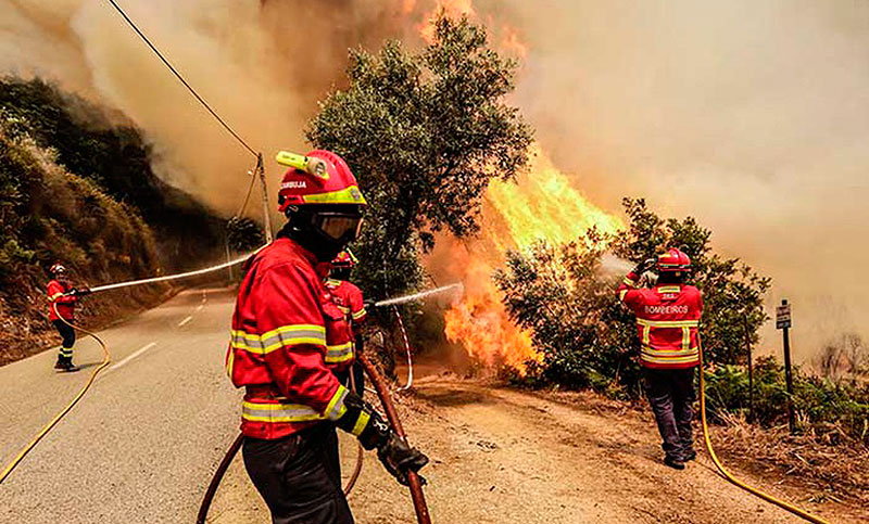 El incendio no da tregua en Portugal