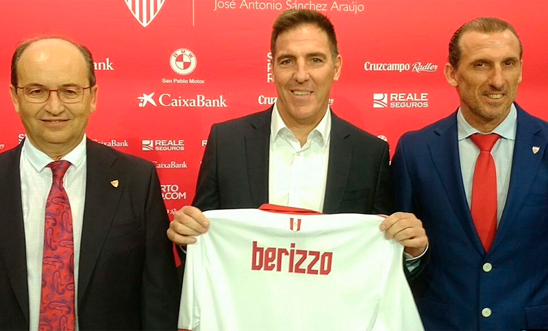Berizzo, presentado en Sevilla: “Me unen muchas ideas con Sampaoli”