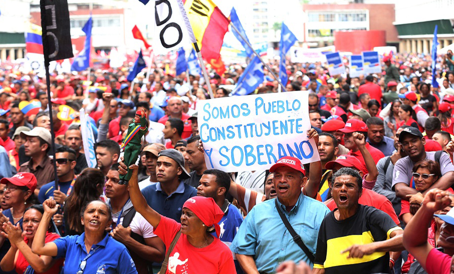 El gobierno anunció que no reconoce la elección de la Constituyente en Venezuela